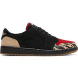 Nike Air Jordan 1 Low x SoleFly M - Black/Sport Red/Desert/Gum Medium Brown