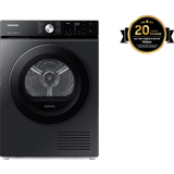 Black Tumble Dryers Samsung DV90BBA245ABEG, DV5000B, Bespoke Schwarz