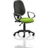 Green Office Chairs Dynamic Permanent Contact Backrest Loop Office Chair