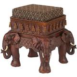 Design Toscano The Maharajah's Elephants Seating Stool