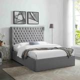 200cm - Double Beds Bed Frames Fwstyle Super King Ottoman Bedframe Lift Up 200x220cm