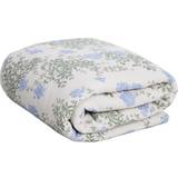 Garbo & Friends Plumbago Filled Blanket 100x140 Cm Plaids Blankets Cotton Muslin Blue GF211022-4400-282GL