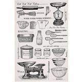 Ulster Weavers Vintage Baking Tea Kitchen Towel Grey, Black