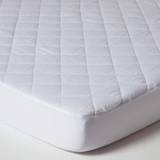 Mattress Covers Homescapes Quilted Deep Fitted Protector Mattress Cover White