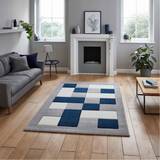 Carpets Think Rugs Brooklyn BRK04 Grey, Blue