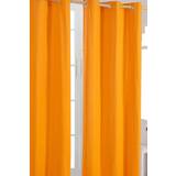 Orange Curtains Homescapes 137cm Drop 228