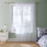 White Curtains & Accessories Catherine Lansfield Inch Wisteria Floral