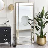 Melody Maison Large Gold Deco Wall Mirror 80x180cm