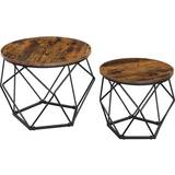 Round Coffee Tables Vasagle Sturdy Coffee Table 50cm 2pcs