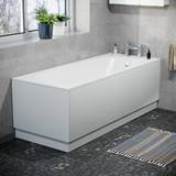 Wall Panels 1700mm Modern High Gloss White Front & End Bath Panel Acrylic Bathroom