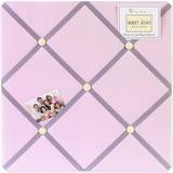 Pink Notice Boards Sweet Jojo Designs Purple Butterfly Fabric Memory/Memo Photo Bulletin Notice Board