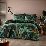 Yellow Bed Linen Paoletti Siona 200 Thread Count Duvet Cover Yellow, Green, Blue, Multicolour
