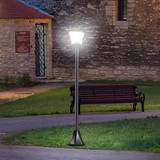 Pole Lighting on sale OutSunny Outdoor Solar Lamp Post