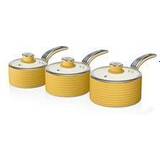 Swan Cookware Swan Retro 3 Cookware Set with lid