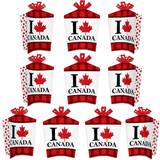 Canada Day Table Decor Canadian Party Fold & Flare Centerpieces 10 Ct Red
