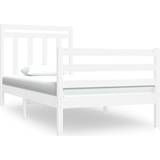 vidaXL white, 90 Solid Wood Bed Frame Super Bed