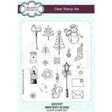 Cities Crafts Creative Expressions Wintery Icons A5 Clear Stamp Set