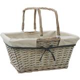 Baskets JVL Arianna Rectangular Willow Shopping Wash Basket