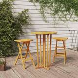 Teak Outdoor Bar Tables Garden & Outdoor Furniture vidaXL Folding Outdoor Bar Table