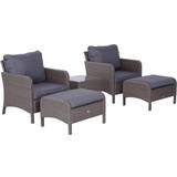 Garden & Outdoor Furniture on sale OutSunny 5 Piece PE Outdoor Lounge Set