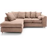 Abakus Direct Jumbo Brown Sofa 212cm 3pcs 3 Seater
