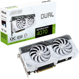 ASUS GeForce RTX 4070 - Nvidia GeForce Graphics Cards ASUS GeForce RTX 4070 DUAL OC White HDMI 3xDP 12GB