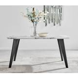 Marble Dining Tables Furniturebox Andria Dining Table 90x160cm