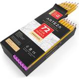 Arteza Box of #2 HB Pre-Sharpened Pencils Number 2 Bulk Pencil School Supply- 72 Pack