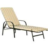 Harbour Housewares Sussex Sun Lounger Chair Cushions Beige