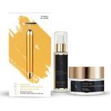 Gua Sha & Facial Massage Rollers Eclat Skin London 24K T Bar Massager + 24K Gold Cream 50Ml + 24K Gold Serum