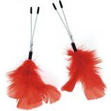 Nipple Clamps Sex Toys Rimba Red Feather Nipple Clamps