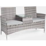 Aluminium Patio Chairs Garden & Outdoor Furniture VonHaus 2 Seater