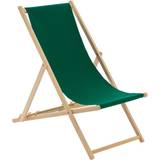 Green Sun Chairs Garden & Outdoor Furniture Harbour Housewares Folding Wooden Deck