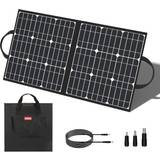 Portable Power Stations Batteries & Chargers FlashFish 18V/50W Foldable Solar Panel DC Adapter with 5V USB 18V DC Output For Power Station Solar Generator