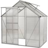 Ogrow 6x4 Ft. Clear Polycarbonate Greenhouse Garden