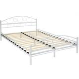 140cm - Double Beds Bed Frames tectake Metal bed