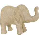 Decorative Items Decopatch Elephant Natural Brown Figurine 8cm