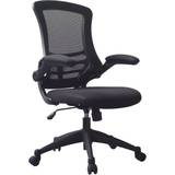 Black Lounge Chairs Nautilus Ltd. Designer Medium Back Mesh Lounge Chair