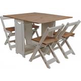 Dining Sets Corona Grey Wax Butterfly Dining Set