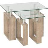 Silver Coffee Tables MiLAN Nest of Coffee Table