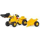 Plastic Tractors Rolly Toys Caterpillar Tractor with Frontloader & Trailer