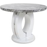 Marble Dining Tables Shankar Neptune Grey Dining Table 100cm