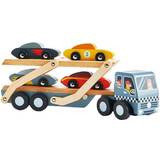 Wooden Toys Lorrys Tender Leaf Car Transporter