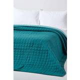 Red Bedspreads Homescapes Cotton Quilted Reversible Teal Bedspread Grey, Purple, Blue, Red, Pink, Black, White (200x)