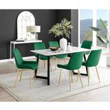 Box Carson White Dining Table