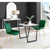 Green Dining Tables Box Carson White Dining Table