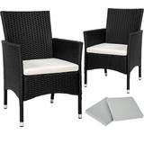 Synthetic Rattan Patio Chairs Garden & Outdoor Furniture tectake 2 garden chairs