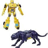 Transformers Toy Figures Hasbro Transformers Rise of the Beasts Beast Combiner Bumblebee & Snarlsaber 2-Pack