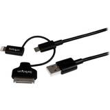 StarTech USB A 2.0 - USB B Micro/Lighting/30-Pin 1m