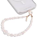 Transparent Pouches Case-Mate Phone Wristlet Beaded Crystal Pearl